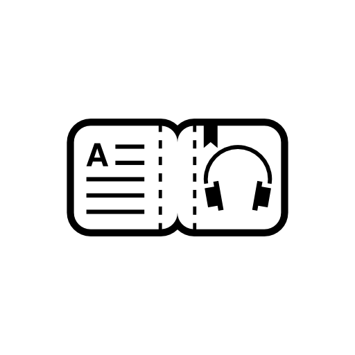 Text instructions for headphones use