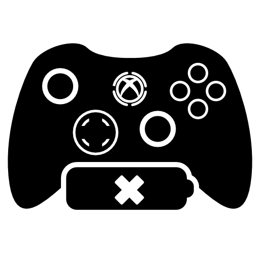 Games control with no batteries symbol