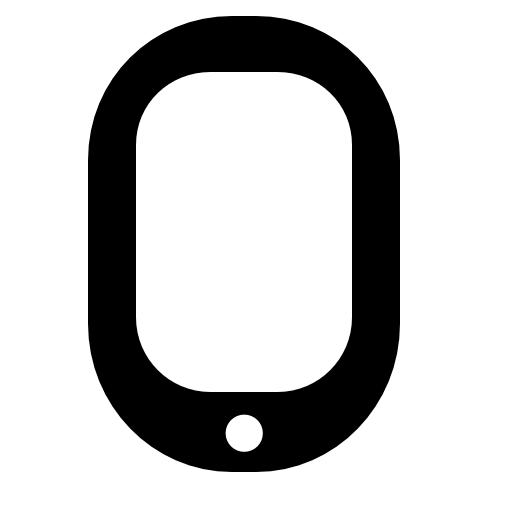 Tablet of rounded shape