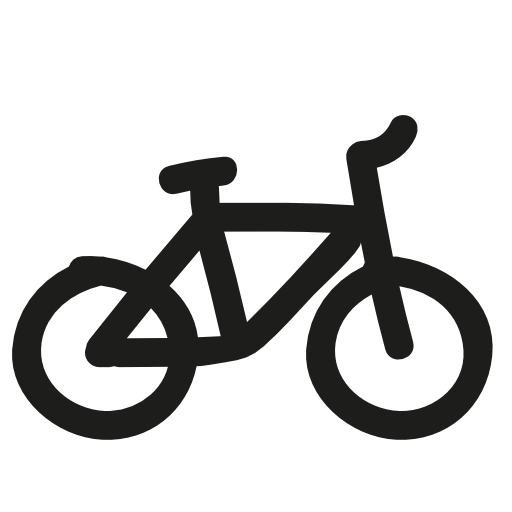 Bike hand drawn transport