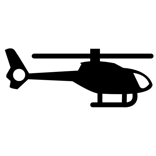 Helicopter silhouette