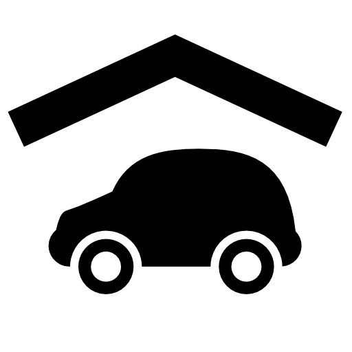Car with a roof outline
