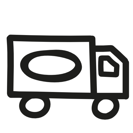 Truck hand drawn transport