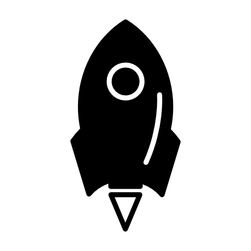 Rocket ship variant with circle outline