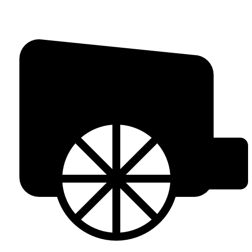 Carriage with big wheel