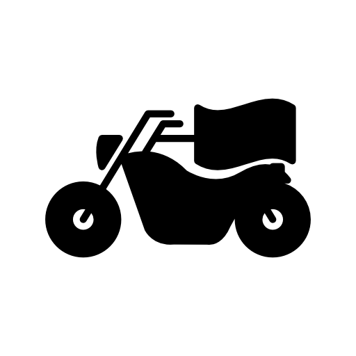 Motorcycle with price tag