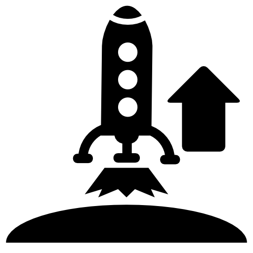 Ascending rocket