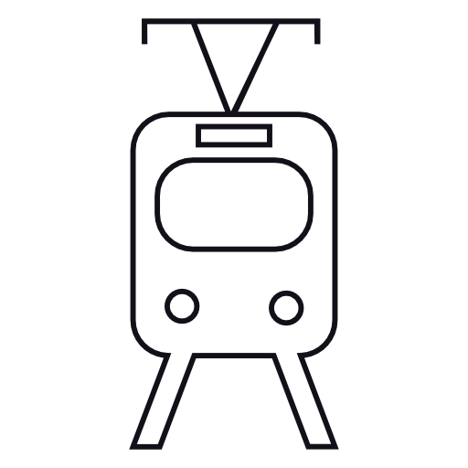 Train front, IOS 7 interface symbol