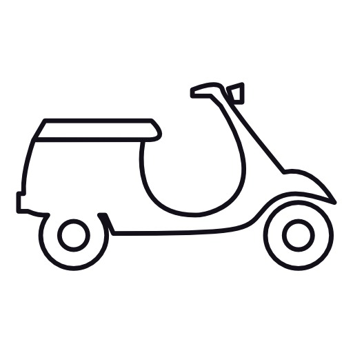 Scooter, IOS 7 interface symbol