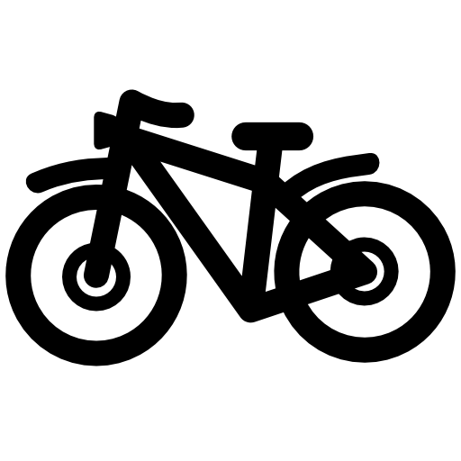 Mountain bike outline