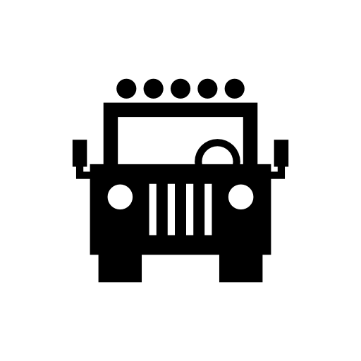 Jeep front view