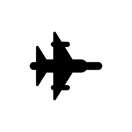 Fighter jet silhouette