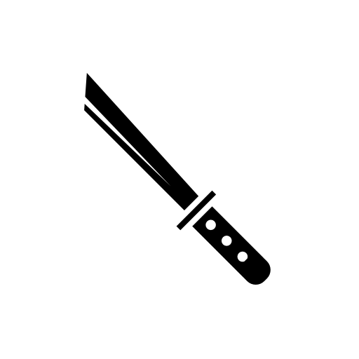 Katana sword with handle