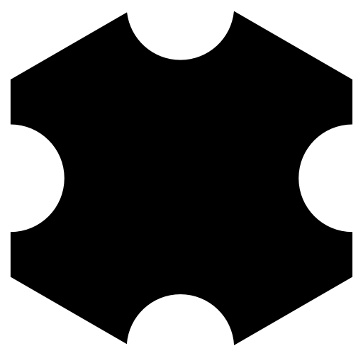 Irregular shaped shield
