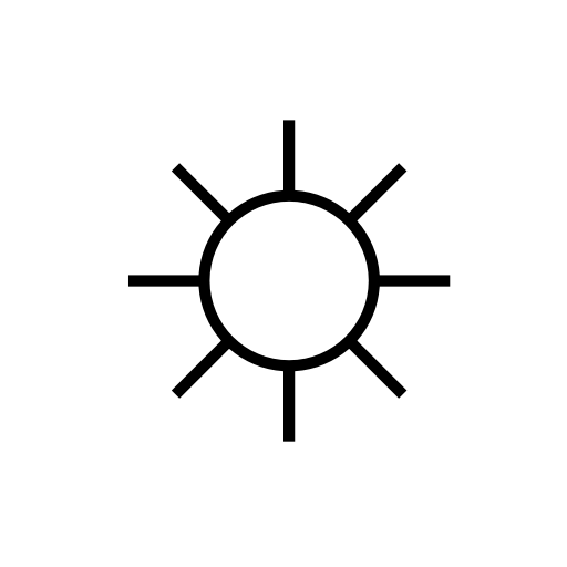 Sun outline