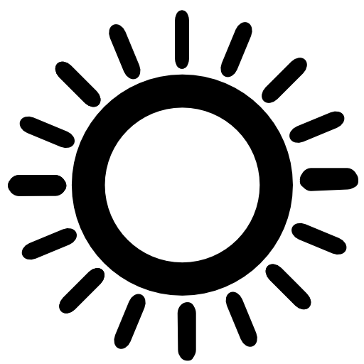 Radiant sun