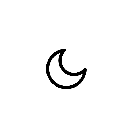 Moon phase outline