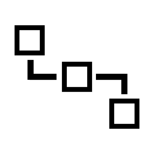 Three squares graphic