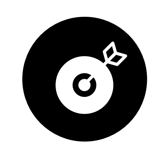 Target symbol in a circle
