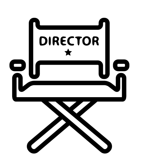 Cinema director chair
