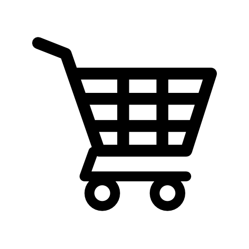 Shopping cart of checkered design