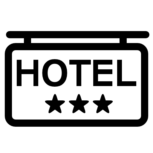 Hotel of three stars signal