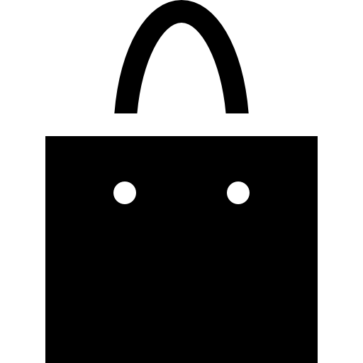 Shopping bag side view