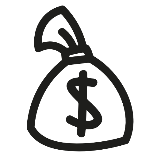 Money bag hand drawn variant