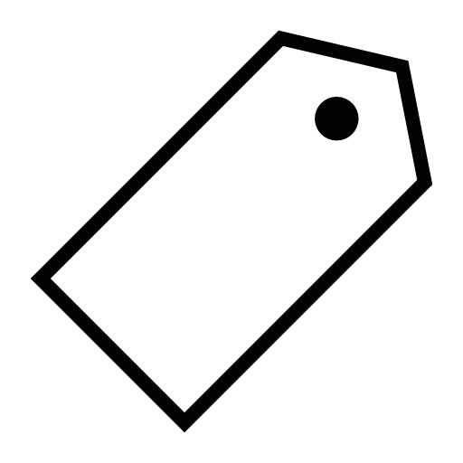 Tag shape, IOS 7 interface symbol