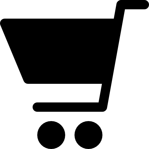 Black shopping cart