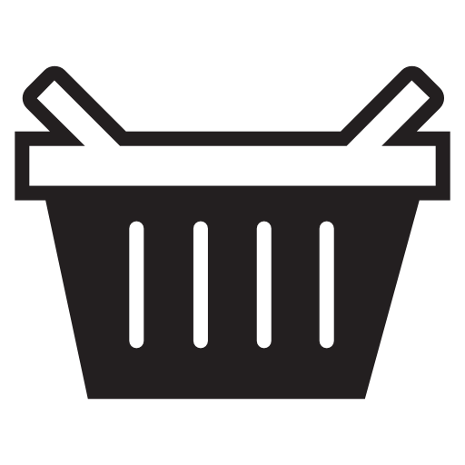 Basket for shopping or picnic, IOS 7 interface symbol