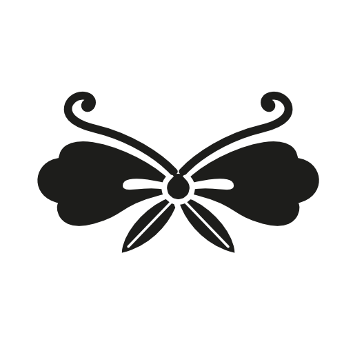 Japan butterfly shape