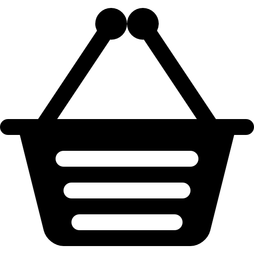 Shopping basket with two handles