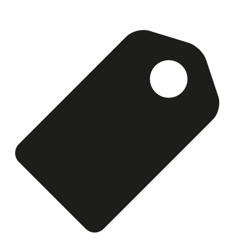 Label black shape