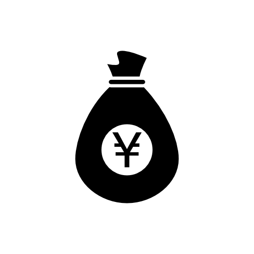 Money bag, oriental, yen