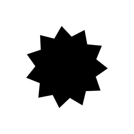 Certificate black shape