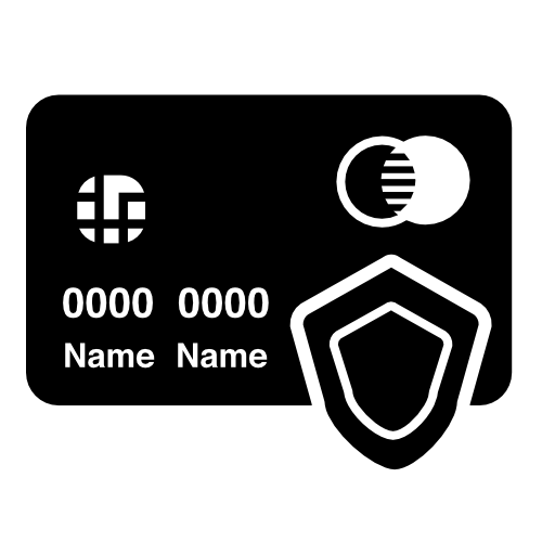 Mastercard credit card with protection