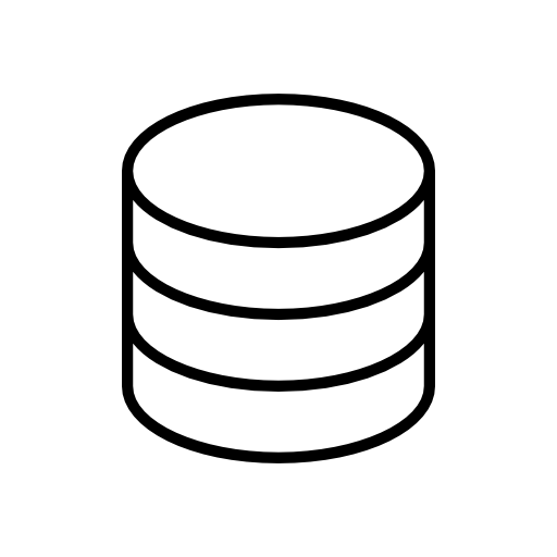 Coin stacks with dark outline