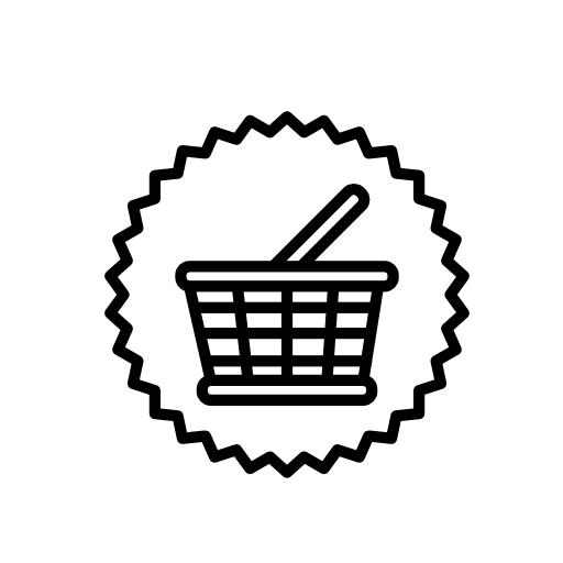 Basket commercial symbol