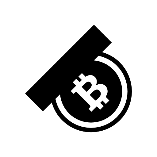 Bitcoin symbol with withdraw option