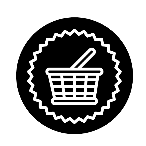 Basket commercial symbol