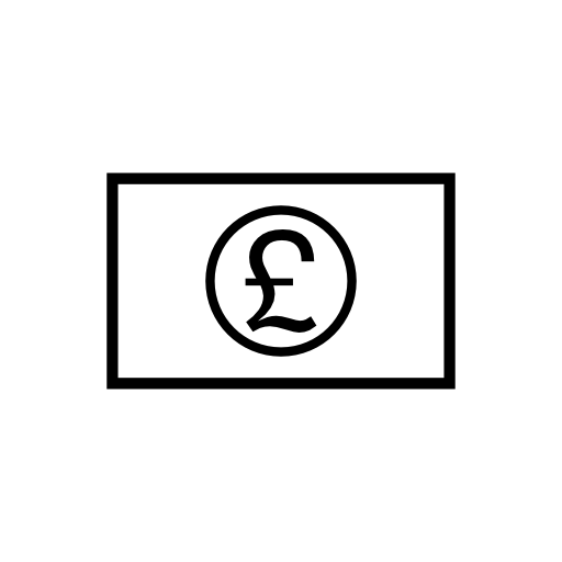 Pound bill outline