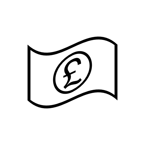 Pounds bill outline
