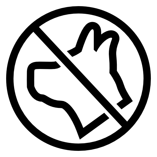 No animals symbol