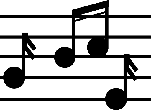 Musical notation of music class