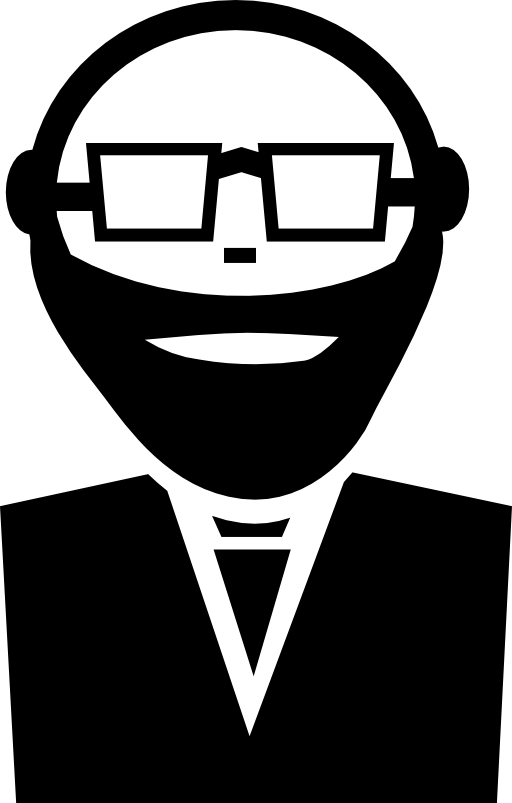 Professor with eyeglasses and beard