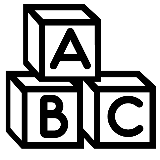 Baby abc cubes