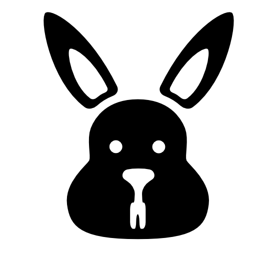 Bunny black head