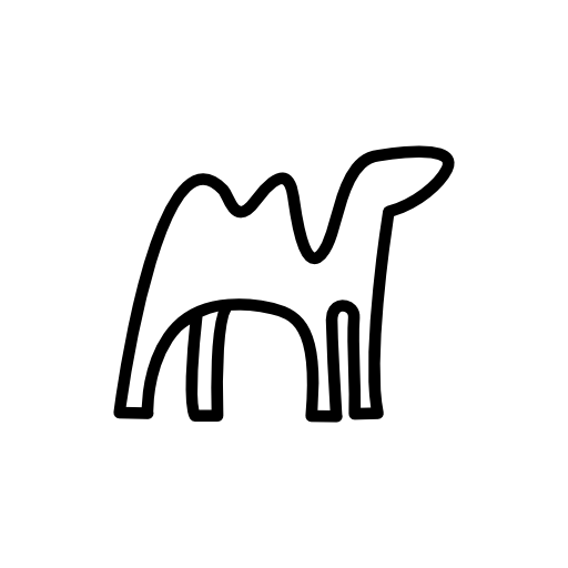 Camel outline