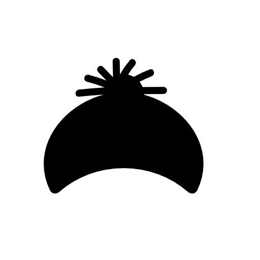 Chinese head dress silhouette